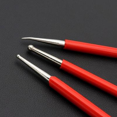 3/5/8 Pcs Leather Carving Tool Modeling Point Styluses Modelling Carving Tool Leather Embossing Spoons