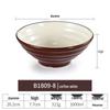 Net Celebrity Melamine Ramen Bowl: Two-Tone Creative Design, Large, Ideal for Mala Tang and Rice Noodles