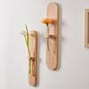 Wooden Wall Mounted Planter Vase Water Plant Tube Stand Wall Decoration  Wall Decoration