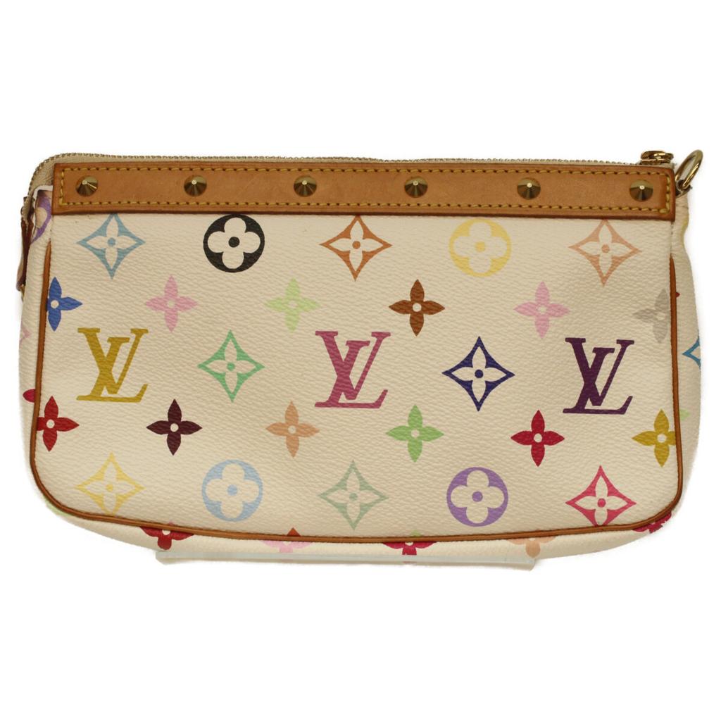 Louis Vuitton M92649 Pochette Accessoire Monogramme Multicolore Marron Sac à Main BronOccasion