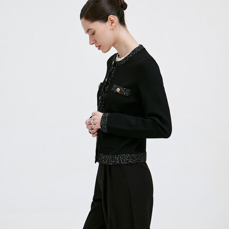 GIOVANNI VALENTINO Women's Little Fragrance Style Knit Cardigan