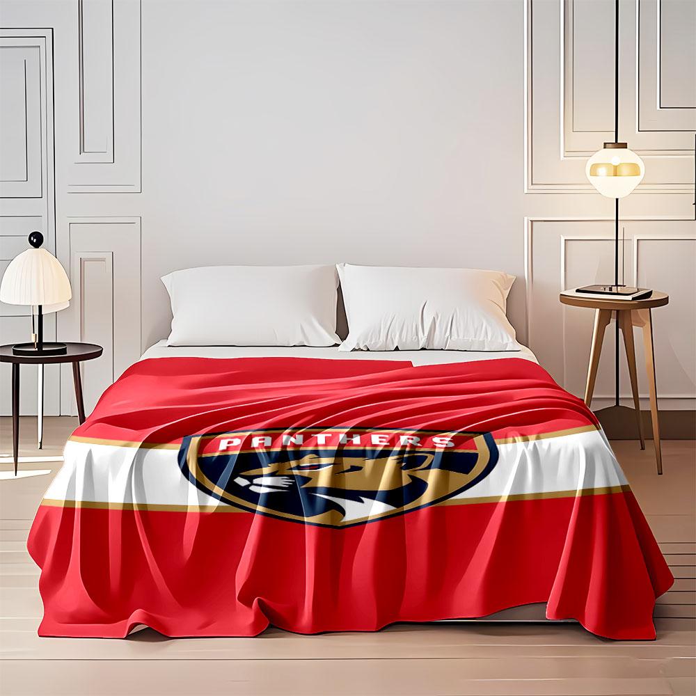 Panthers Logo Blanket Print Blanket Soft and Cozy Perfect for the Living Room Bed Sofa or a Nap,gift