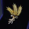 Goldene Ähre Brosche High-End Nische Corsage Temperament Vielseitig Bouquet Anzug Mantel Anstecknadel