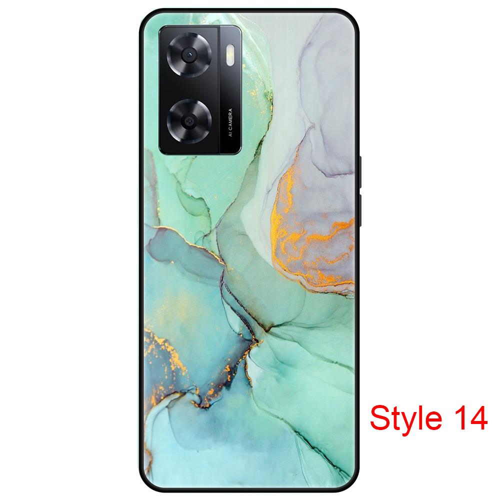 for Oppo A57 4G Black Case Cute Cartoon Soft Silicon shockproof Back Cover 6.56inch Full protection bumper PFTM20