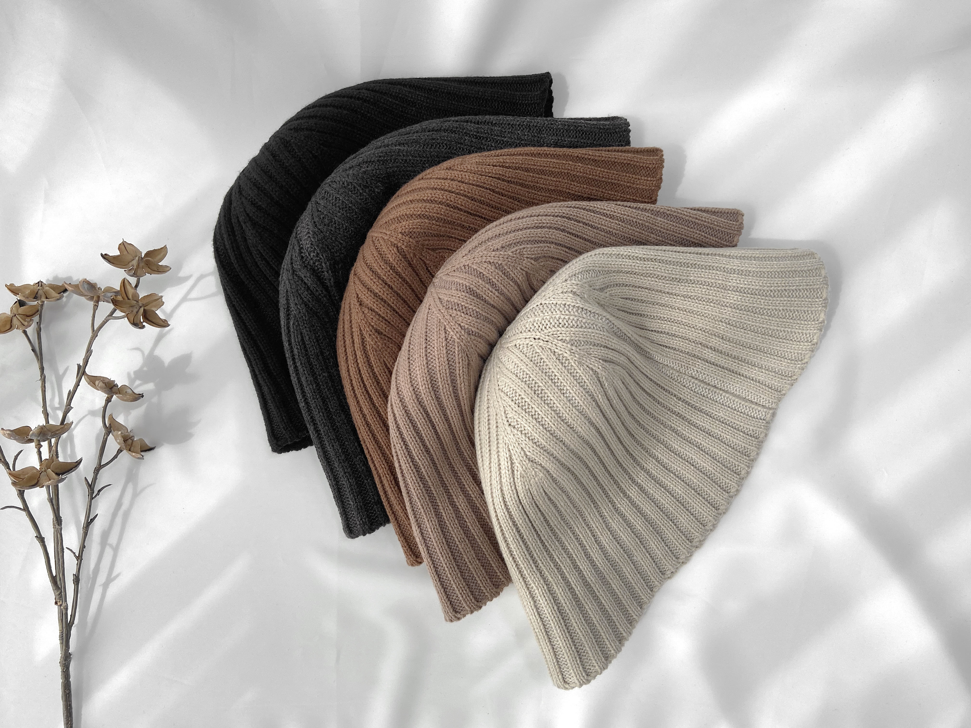 

Women s Unisex Knit Bucket Hat Bucket Hat Cloche Camel