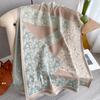 Luxury Cashmere Fallen Leaves Scarf Winter Women Pashmina Shawls Warm Blanket Wraps Female Foulard Bandana Thick Scarves Hijab