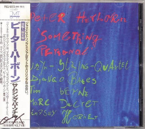 

CD PETER HERBORN - Something Personal POCJ9023PROMO POLYDOR Japan Obi Jazz Used