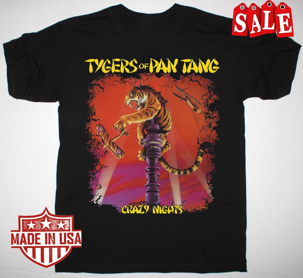 TYGERS OF PAN TAnG Crazy Nights 1981 Black S-2345XL Unisex T-Shirt Unisex T-Shirt L