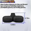 Magnetic Leather Sunglasses Holder for Car Visor Clip, Car Sun Visor Ticket Card Clip Double Clip, Auto Glasses Eyeglass Hanger Clip, Eyeglasses