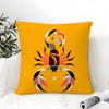 Color Illustrator W-Willian Santiago Art 1 Pillow Case Linen Pillow Case Sofa Home Decor Cushion Cover Cushion Cove