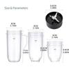 12/16/22oz Electric Juicer Cup Mug with Extractor Blade Lid For MB Blender Replacement Juicer Restaurant Bar Juicer Cup