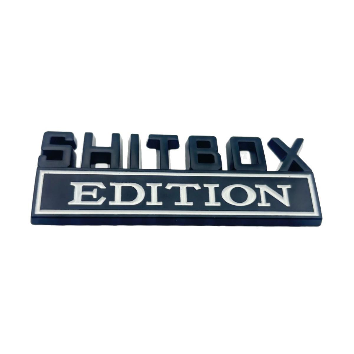 

Exclusive Cross-Border Metal Car Fender Emblem SHIT BOX Badge