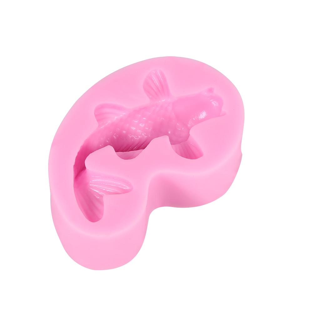 3D Fish Shape Silicone Fondant Mold Cake Decorating Tool Chocolate Sugarcraft Chocolate Mould