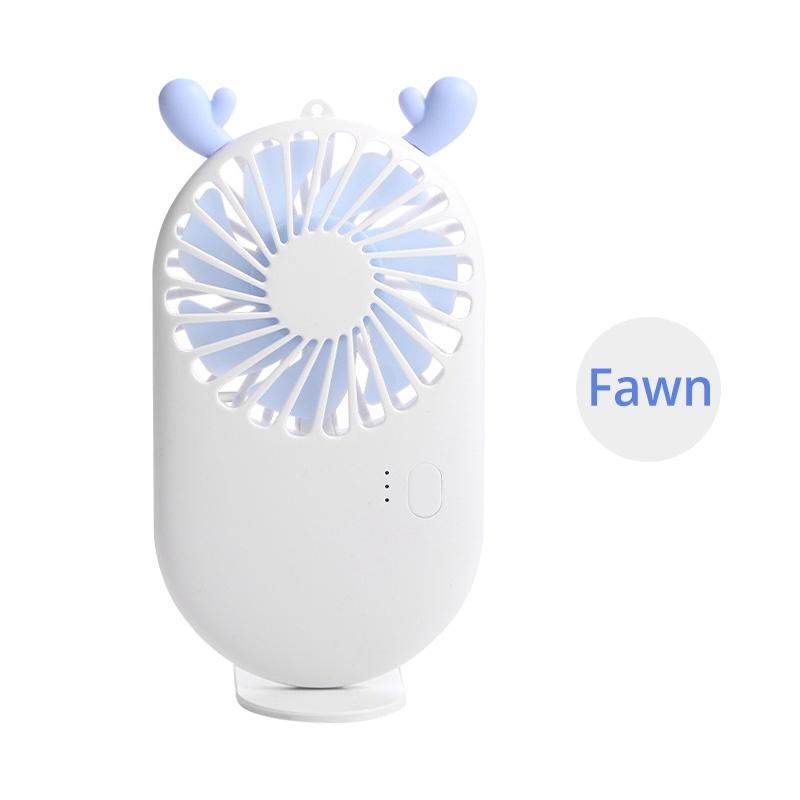 HdoorLink Мини-вентилятор охлаждения USB-перезаряжаемый спортивный портативный электрический вентилятор Мини-ручной вентилятор белый
