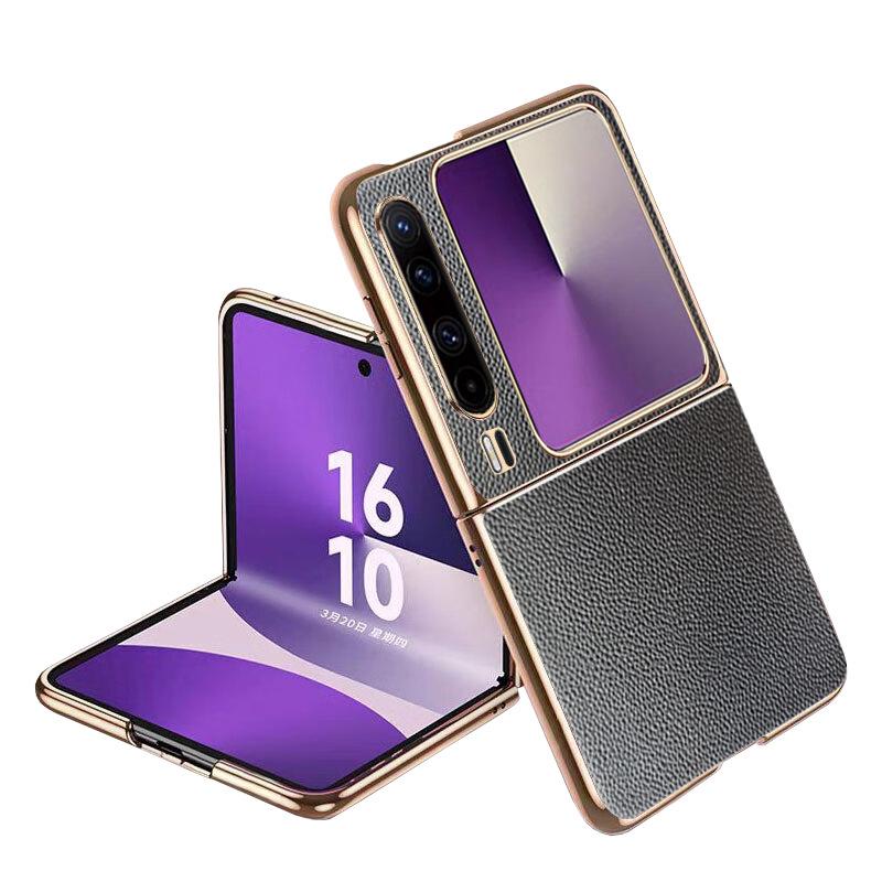 Applicable To Huawei Purax Mobile Phone Case New Electroplating X Folding All-inclusive Anti-drop Business Internet Celebrity Px Men's and Women's