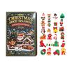 Christmas Party Favors 24-Day 3D Mini Brick Ornament Advent Calendar 2026, 24 DIY Santa Claus Reindeer Snowman Figures Building Set Countdown