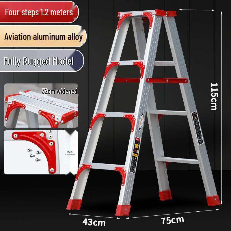 Ally Aluminum Alloy A-Frame Folding Ladder