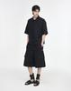 Songzio Songzio Homme Signature Crop Half Jumper Black Si3Jp346Bk