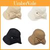 Fashion Ladies Bowknot Fisherman Hat With Breathable Polyester For Spring And Autumn