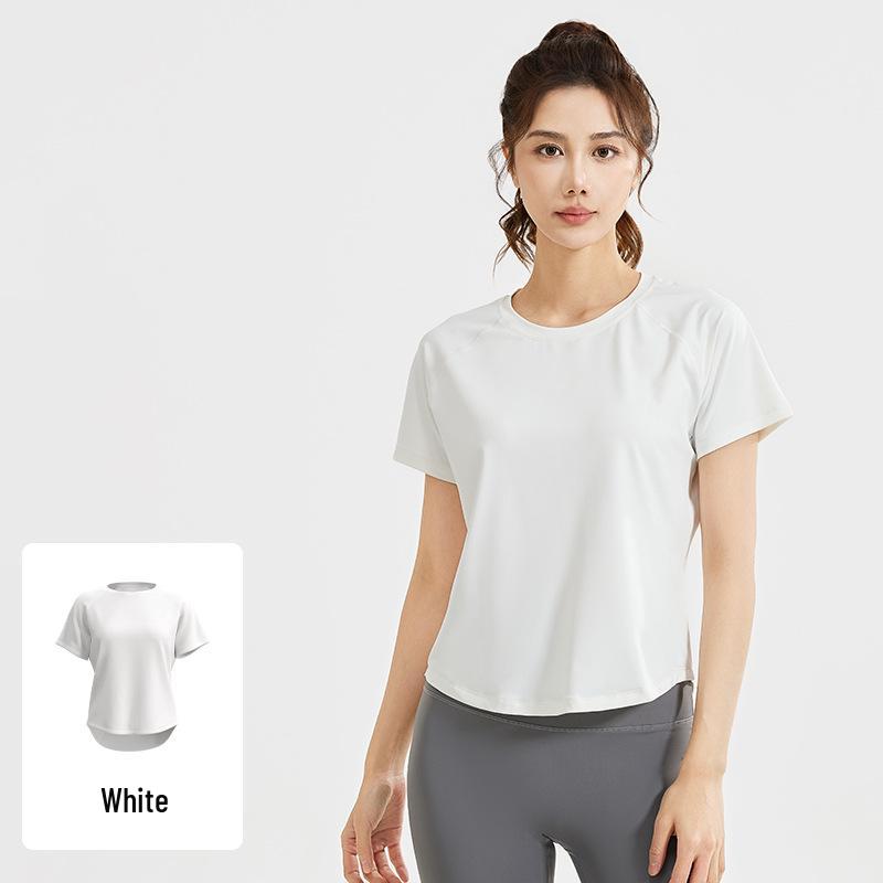 Women s Casual Mesh Short-Sleeve Plus Size Patchwork Tee S