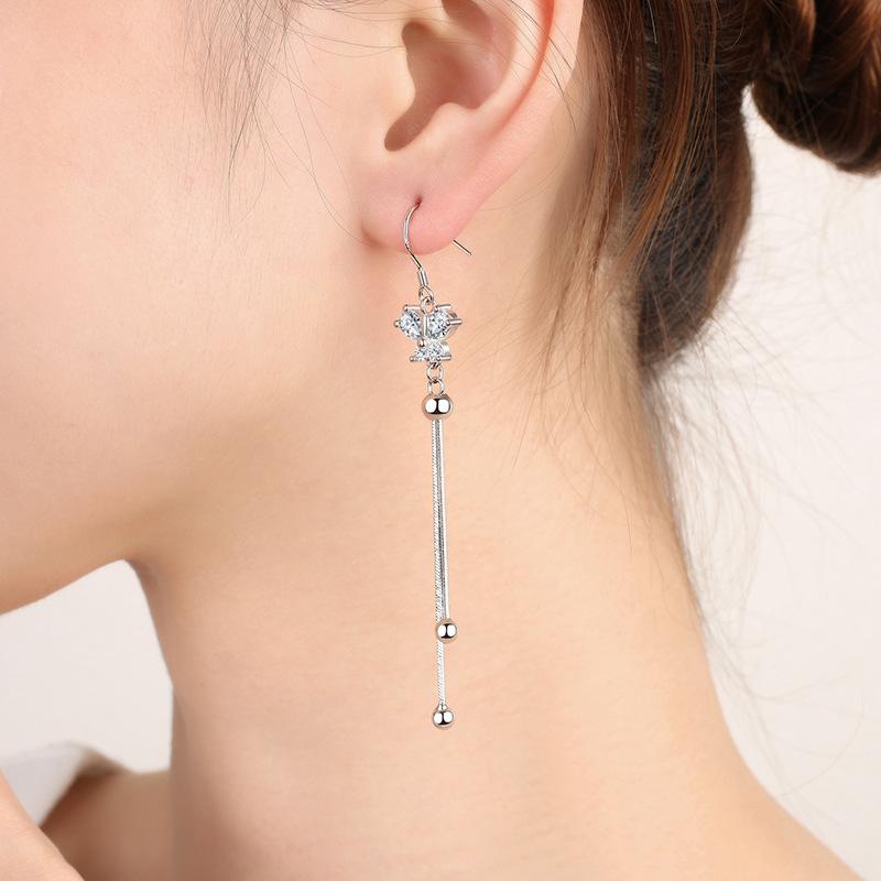 Lindon Kupferlegierung Zirkon Ohrringe Tropfen Ohrringe für Frauen Hochzeit Party Geschenke