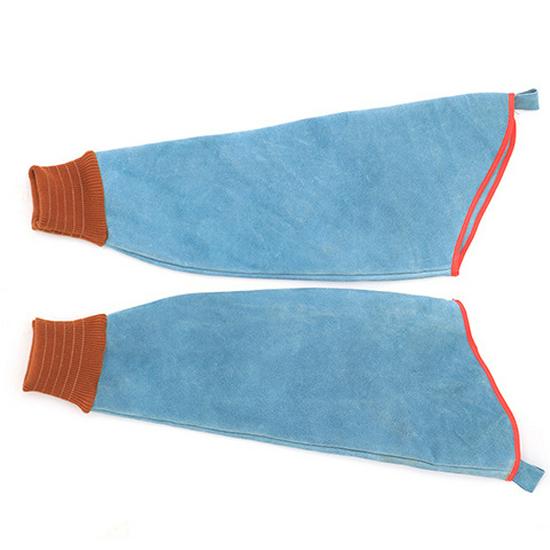 Vollrindleder Funkenbeständige Schweißärmel: Feuerfester, Verschleißfester und Wärmeisolierender Lederschutz.