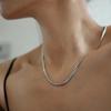 3-8MM Width Stainless Steel Chain Necklace For Men Women Gold Color High Quality Waterproof Choker Hip Hop Jewelry Gift