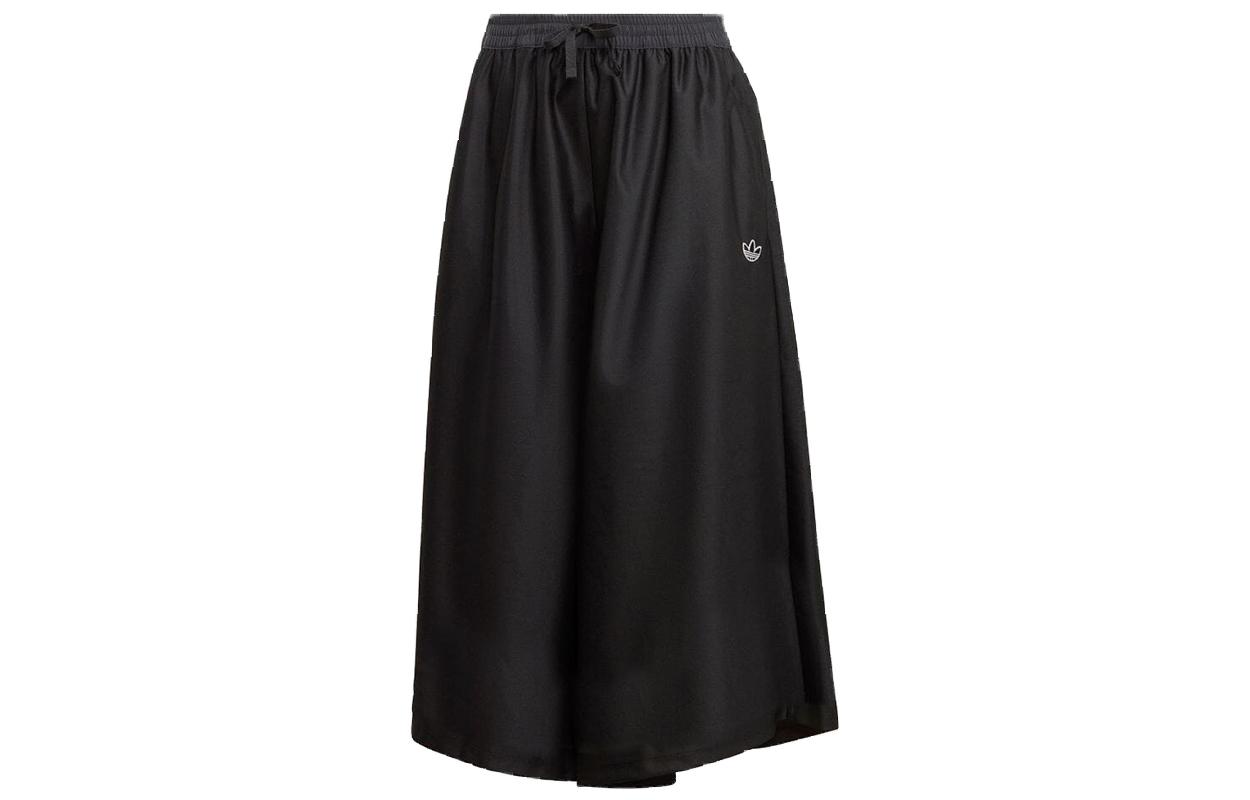 Adidas Originals Casual Pants Women s Black Moderate Wide Leg Pants GN3180 30
