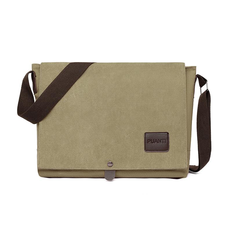 New Fashion Cross Body Bag New Men Canvas Crossbody Shoulder Messenger Bags Man Casual Solid Multi Function Portable Male Bag