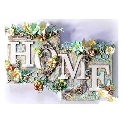 Completo pittura diamante 5D fai da te fiore CASA Cartoon diamante ricamo punto croce decorazioni per la casa regalo fatto a mano