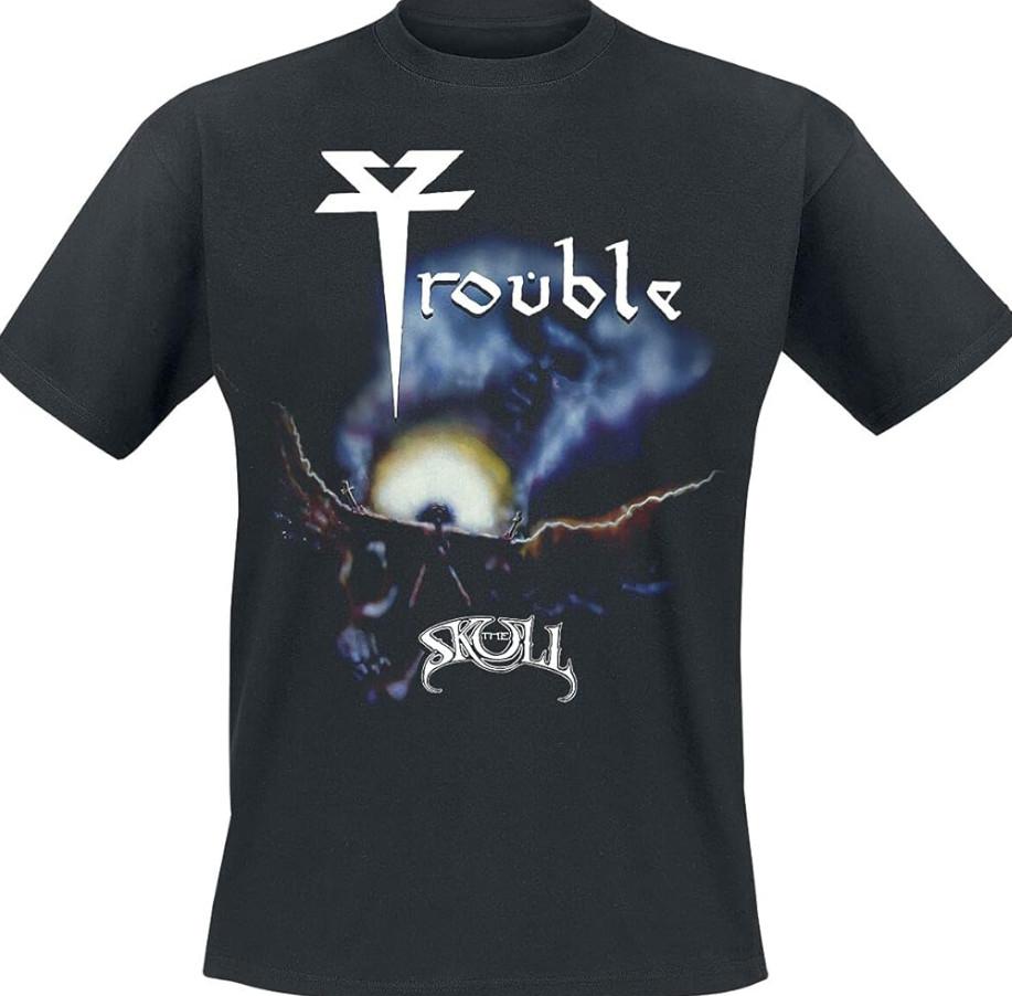 Trouble The Skull Band T-Shirt Unisex Cotone Taglia Completa BT1183