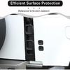 Tail Light Lamp Guard Covers Compatible with Rover Defender 110 2020 2021 2022 2023, Smoked Tinted Light Cover Trim Accessories ABS Material,