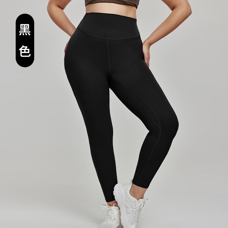 

Спортивные штаны большого размера с высокой талией и эффектом подтяжки бедер, антибактериальные брюки для йоги 7A, леггинсы для полных женщин с фигурой типа «груша» высокого класса Size 3 (175-100kg recommended)