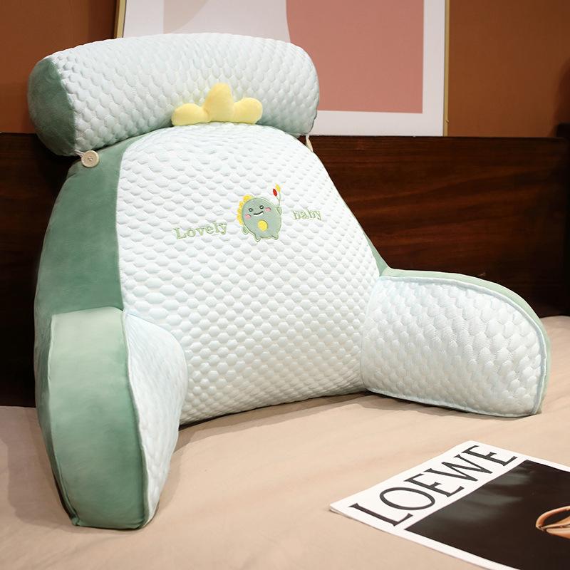 Bingdoudou bedside cushion soft bag waist pillow large back sofa pillow bed pillow bed reading