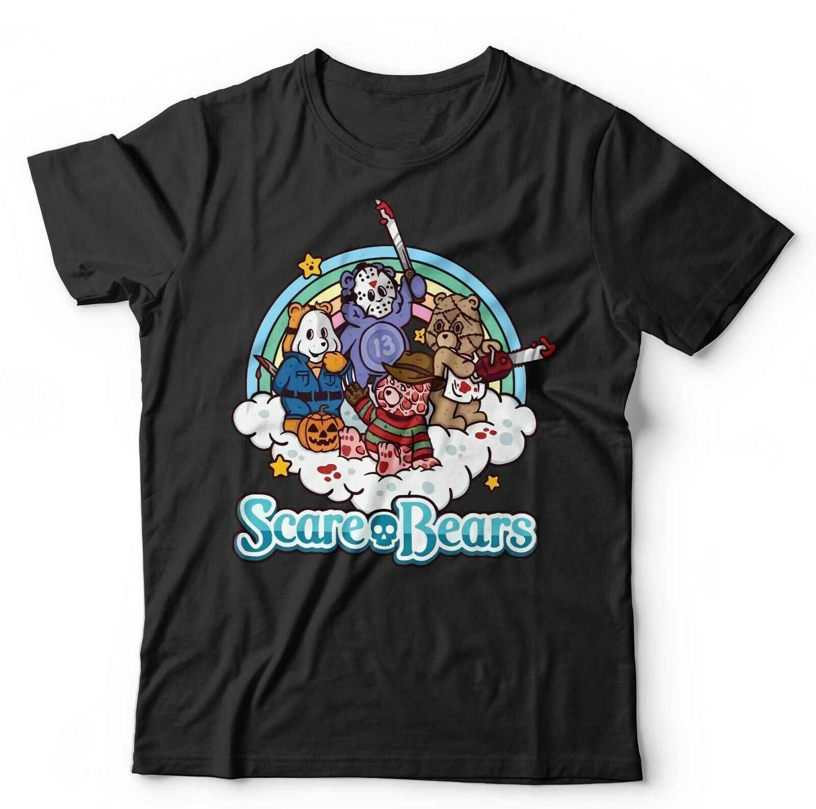Scare Bears Tshirt Unisex and Horror Parody Halloween Funny S