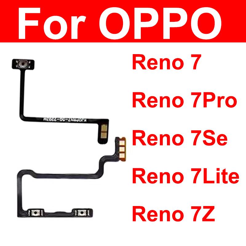 Taśma z przyciskami zasilania, głośności i elastyczna do OPPO Reno 7 7 Pro 7Lite 7Z 7Se 4G 5G Włącznik/Wyłącznik, Przyciski Głośności Boczny Klucz Wymiana Taśmy