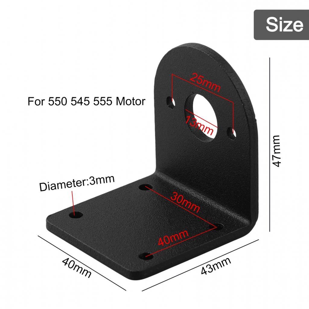 Seat Motor Mount Bracket Holder Vehicle Rack Support For 380 550 545 555 755 775