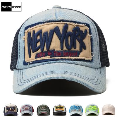 Northwood Mesh Baseball Caps for Men Women Summer Sun Hat New York Cap Outdoor Dad Hats