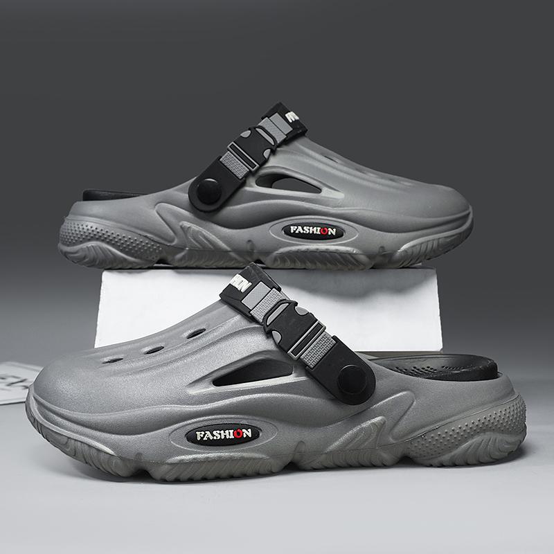 Fashion New Men Slippers Summer Slides Dual-purpose Sandals EVA Soft-sole Upsteam Shoes Unisex Indoor Outdoor Walking Beach Shoes