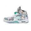 Men Women Basketball Shoes AJ5 Style Mid Top Sneakers With Air Cushion Rubber Sole Running Court Outdoor