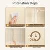 Plastic Wet Wipe Storage Box Punch Free Wall Mounted Tissue Holder Adjustable Large Capacity Refrigerator Tissue Box Bathroom