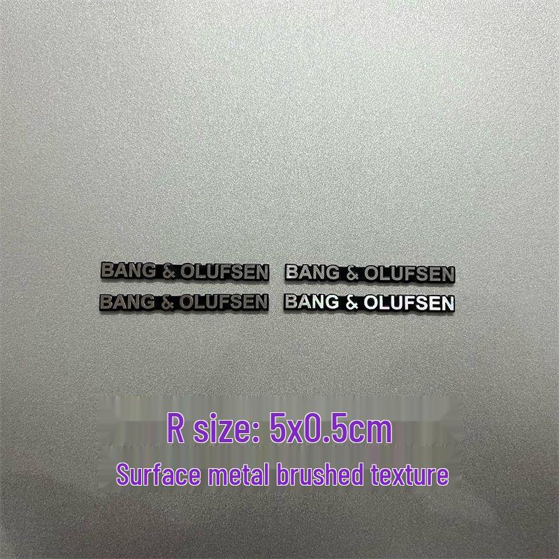 Dekorative Metallaufkleber für Auto-Audio-Lautsprecher von Bose, Harman Kardon, JBL.