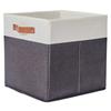 Side Handles Linen Fabric Storage Basket Large Capacity Toys Sorting Box  Cosmetics