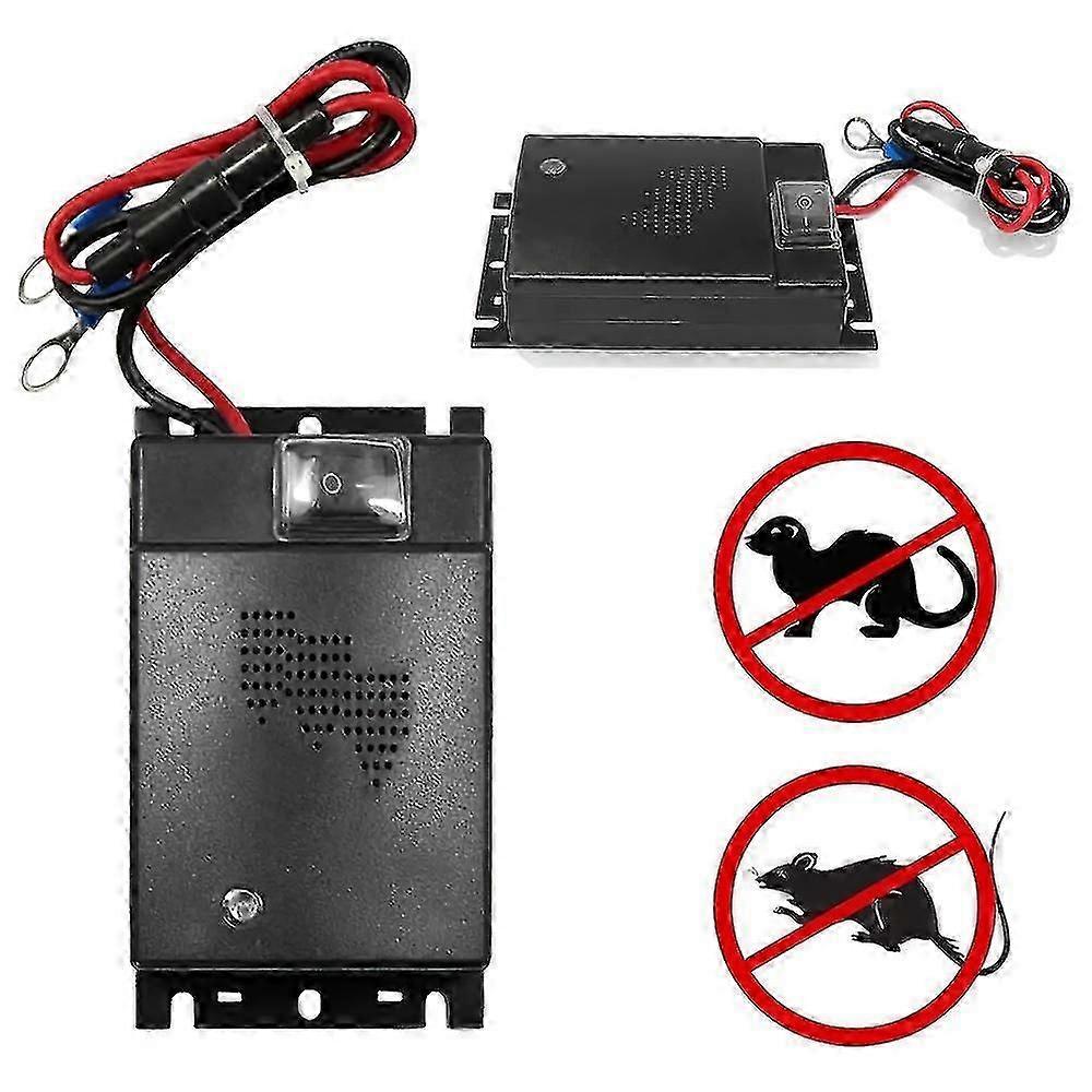 Dc 12v Car Ultrasonic Mosquito Repellent And Rodent Repeller, 400 Square Feet Coverage Vehicle Animal Repeller Car Accessories