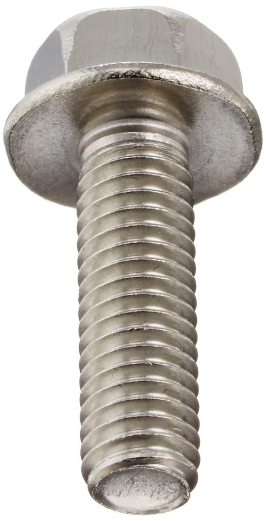 POSH FAITH Motorcycle Supplies Flange Hex Bolt Stainless Steel 4