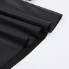 Peter Pan Collar Patchwork PU Leather Black Dress Women Elegant Pleated Elastic Waist Short Dresses Autumn Winter New Punk