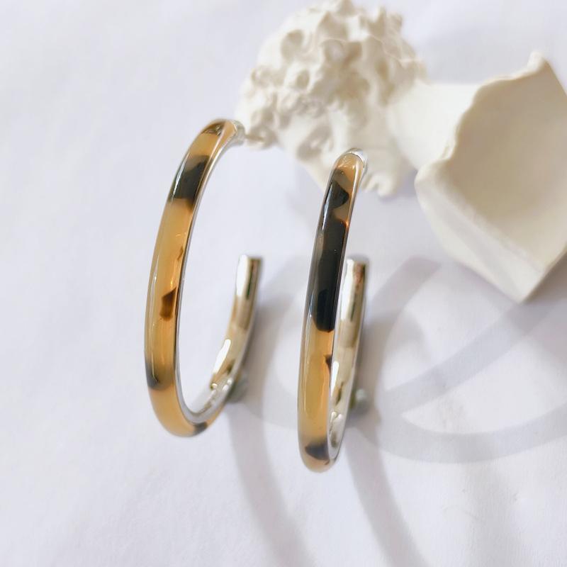 Leopard print earrings, light luxury earrings