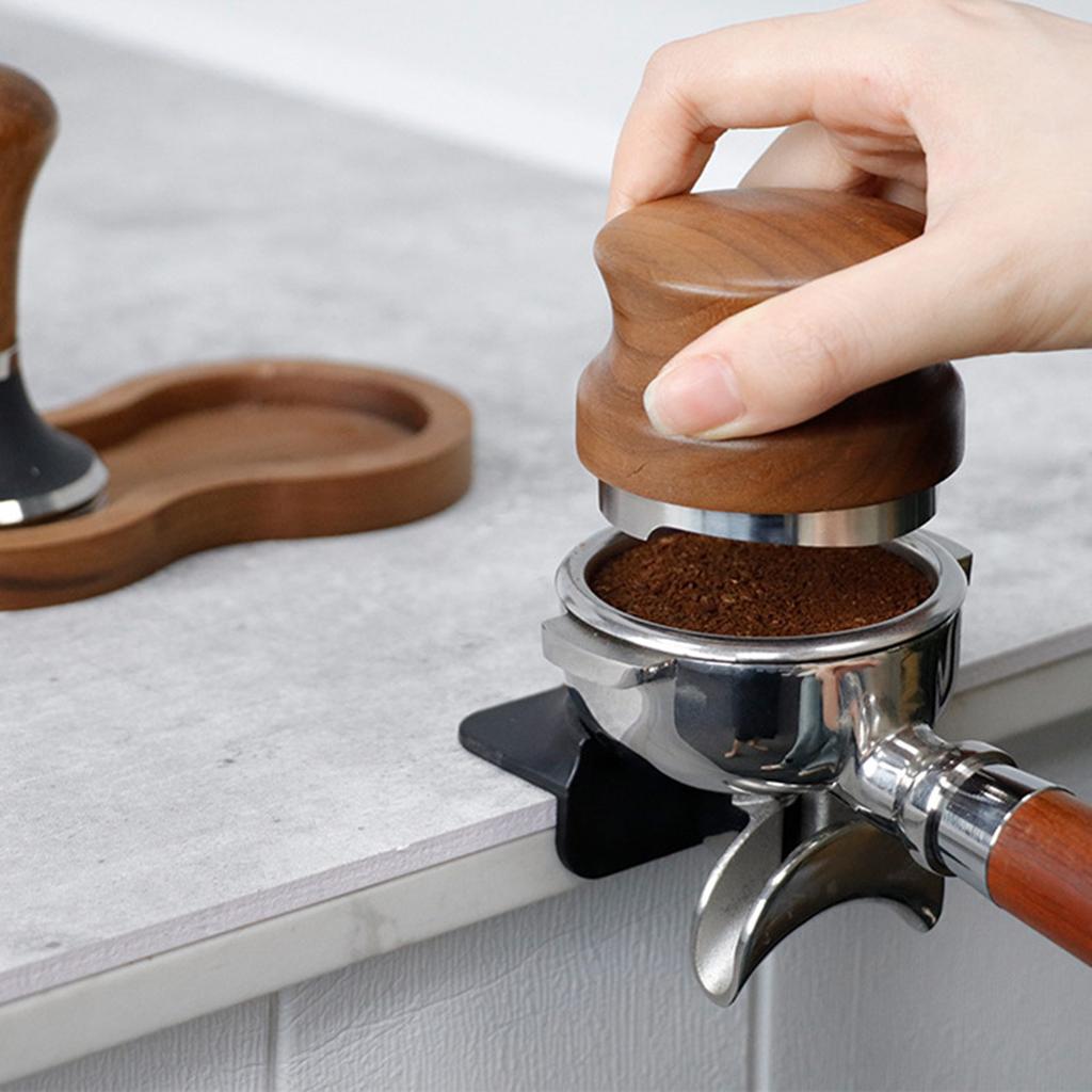 Nonslip Silicone Tamper Mat Durable Tamping Pad Silicone Coffee Pressing Powder Mats Corner Mat for Portafilters