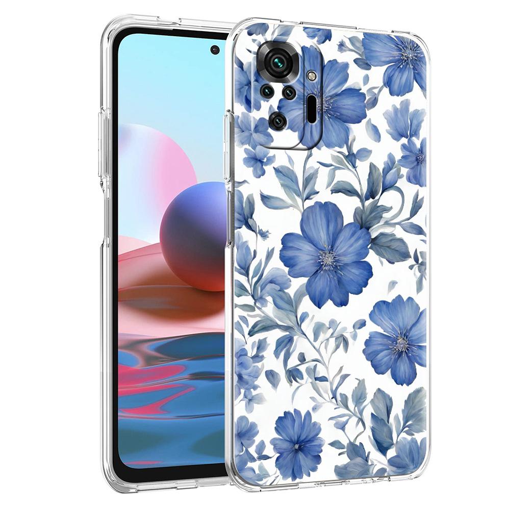 Phone Case For Xiaomi Redmi Note 15 14 5G 13 12 10 11 Pro Plus 4G 14C 13C 12C Soft TPU Cover Stylish Flower Patterned Design