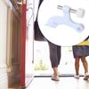 Heavy Duty White Colored Door Top Hinges  easy installs US Type Door Stoppers Luxurious White Door Hinges For Various Door